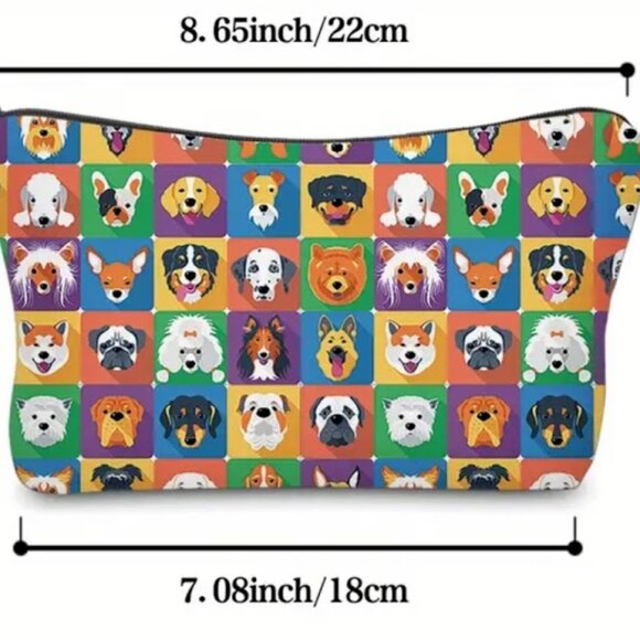 NWT-Dogs Cosmetic Bag 🐾💄 - Picture 2 of 4
